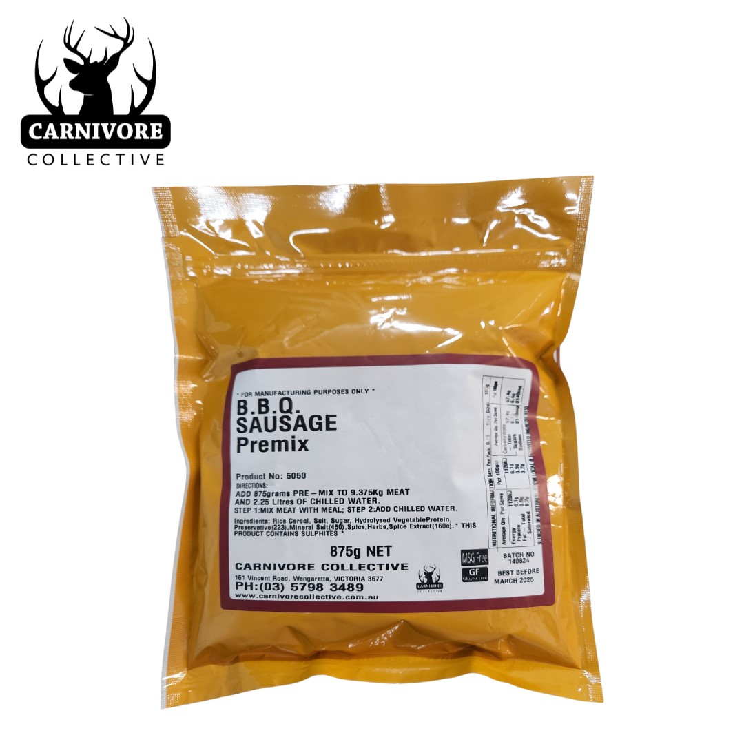 Carnivore Collective 875gms BBQ Sausage Seasoning - Gluten Free